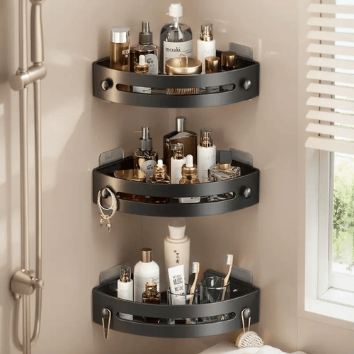 3-Piece No-Drill Shower Caddy