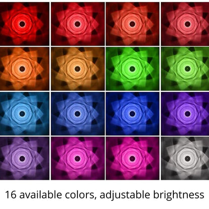 Crystal Table Lamp – 16 Colors