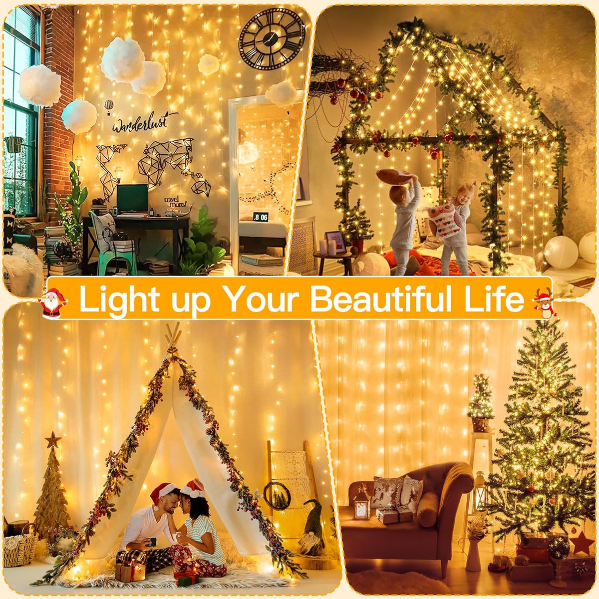 USB LED Curtain Lights