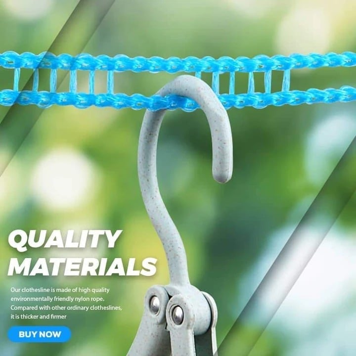 Windproof Non-Slip Clothesline
