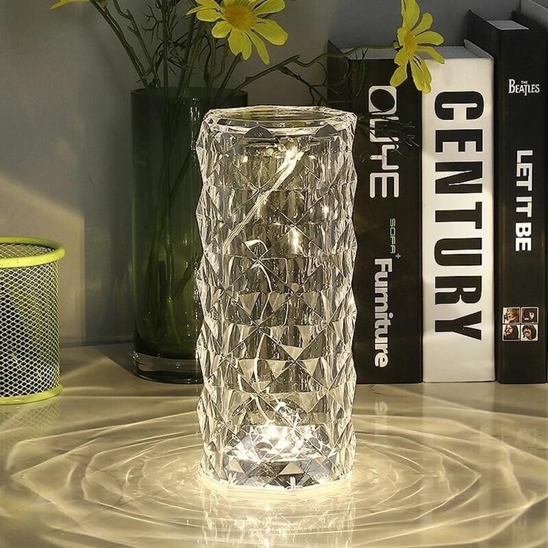 Crystal Table Lamp – 16 Colors