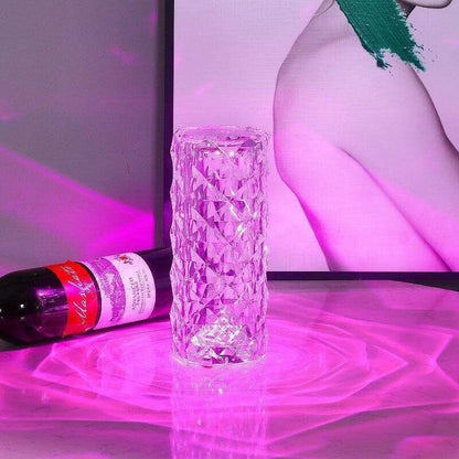 Crystal Table Lamp – 16 Colors