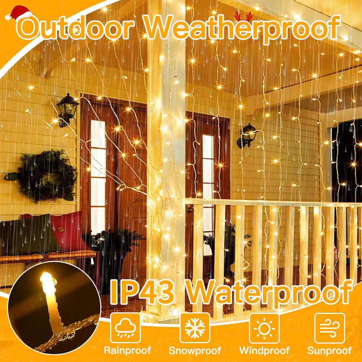 USB LED Curtain Lights