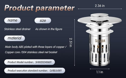 Universal Sink Drain Strainer