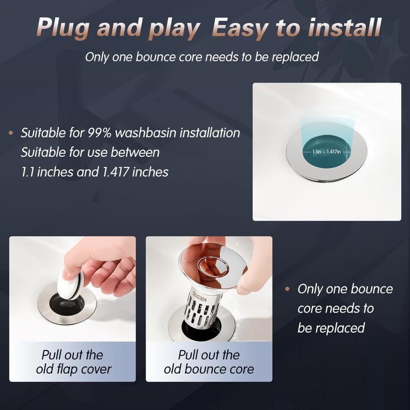Universal Sink Drain Strainer