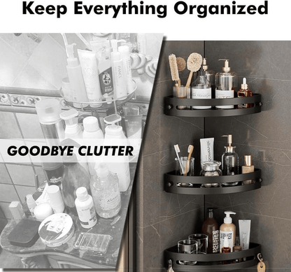 3-Piece No-Drill Shower Caddy
