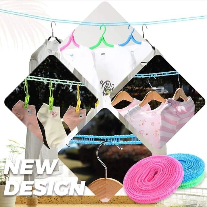 Windproof Non-Slip Clothesline