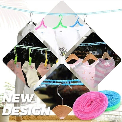 Windproof Non-Slip Clothesline
